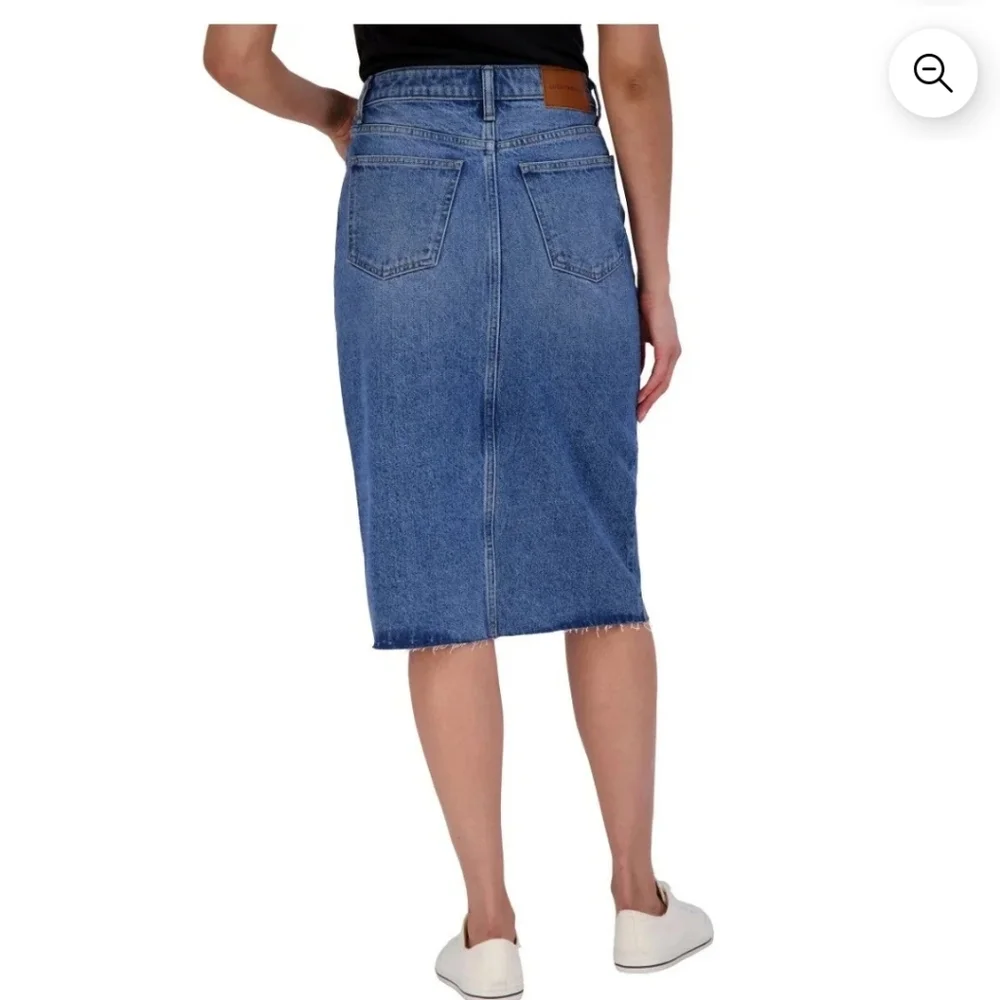 Lucky Brand Classic Blue Midi Skirt